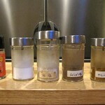 國 ＫＯＫＵ - 卓上に常備されているもの