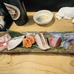 とり八茶屋 - 刺身盛合せ　1100円