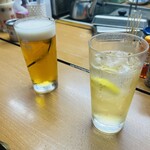 富士さん - 生ビール　500円　ハイボール 500円