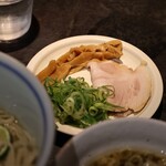 駄目な隣人 - すだち昆布水つけ麺　-トッピング