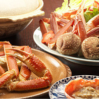 名物　カニ鍋コース  【　時　価　】　(席料・サービス料別)