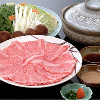 飛騨牛しゃぶしゃぶ（通年 要予約）7,260円～　(席料・サービス料別)