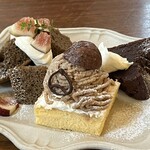 キナリカフェ - スイーツプレート