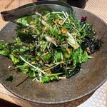 完全個室完備 郷土酒肴 あおもり屋 - 三陸わかめ＆農園グリーンサラダ@¥790