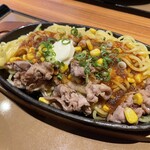 やよい軒 - 牛バターちゃんぽん焼定食¥1,120
