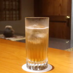 日本料理 幸庵 - 自家製梅酒ソーダ割り