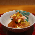 日本料理 幸庵 - 毛蟹といくらの加減酢ジュレ掛け