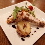 釜めし菜時記 さき亭 - コースの肉料理、茨木産香り豚と彩り野菜のロースト