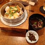 釜めし菜時記 さき亭 - 海老三色釜めし