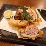 釜めし菜時記 さき亭 - 椎茸肉詰めフライ750円
