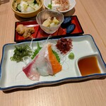 浅草屋 - 料理⑤ 刺身3点盛