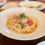 Pizzeria&Trattoria GONZO - 赤海老と極みトマトのアーリオオーリオ