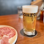 Pizzeria&Trattoria GONZO - 生ビール（ハイネケン）
