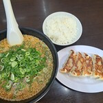 来来亭 - 料理写真:味噌ラーメン＋餃子定食