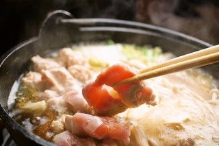 Sumibi Yakitori Niko Mira-Men Appare - 極　塩鶏つくね鍋