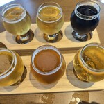 CRAFT BEER BAR ヒニニツカ - 三種飲み比べセット1,600円