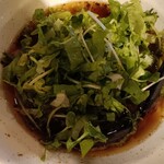 麺場 浜虎 - 冷やし朝醤ラーメン(アップ)↑