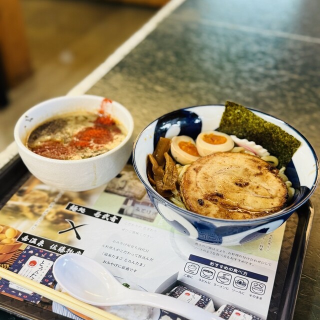 麺処 若武者 弐號店 大正浪漫 ラーメン 名物温泉ぶためし みどり湯食堂 - 松川（ラーメン）の写真