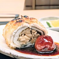 徳ㇵ本也 - 伝助穴子 松茸 梅とすだち