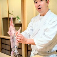 徳ㇵ本也 - 自分で釣ったイカ