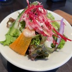 ナミヘイピザ - ランチセットのサラダ