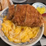 食事処 酒処 富士かつ - 綴じてない焼きカツ丼