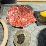 배고파  - 奥からサガリ、サガリこぶ、ハラミ、ハラミ