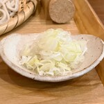 手打ち蕎麦 にし田 - こんもり　※薬味は全部！使う派です