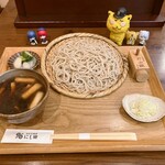 手打ち蕎麦 にし田 - 料理写真:鴨ざるそば　1,760円(税込)