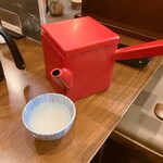 手打ち蕎麦 にし田 - 蕎麦湯　※少し白濁タイプ