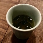 沐 - 出汁とアオサのスープ