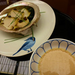 名古屋 浅田 - １０月　あわび焼きしゃぶ　胡麻ダレ