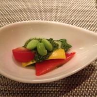 神戸プレジール 本店 - 季節の野菜　バジルソース
