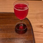 木山 - 紫蘇ジュース(ウェルカムドリンク)