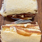 オザワのカステラ - 上 牛乳カステラ　下 はちみつカステラ