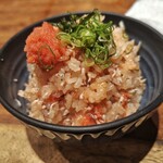 なきざかな - 土鍋ご飯です　明太子たっぷりですっごく美味しかったー