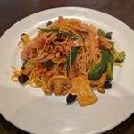 PiA - 黒にんにくスパゲッティー