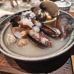 なきざかな - 貝風呂　　スープが美味い！