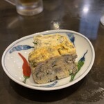 うなぎ 平八 - お通しの卵焼き