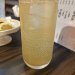 和しょくや 佳肴 - 梅酒ソーダ割