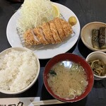 とんかつ一力 - ロースカツ定食