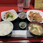 梅右衛門 - 料理写真:甘辛醤油ガーリックセット　1100円❗️