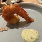 鮨 若尊 - 塩とタルタルソースで