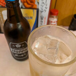 学大酒場エビス参 - ボトル無いとナカダブルでお代わりしちゃうよー