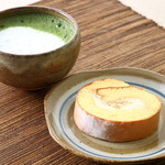 農かふぇ - 抹茶オレでほっと一息