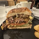 Burger Mania Karuizawa Ten - ダブルチーズバーガー(神戸牛パティ)