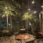 Burger Mania - テラスの様子