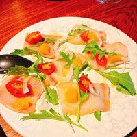 Osteria IL VIAGGIO - メカジキのオレンジソースがけ さっぱりして美味