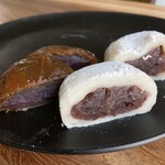 牧野屋製菓店 - 塩大福＆みそまんじゅう