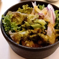 銀座あしべ - よく冷えているサラダ